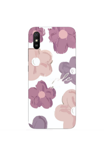 Other Xiaomi Redmi 9A Flowers 2 Transparent Silicone TPU Θήκη