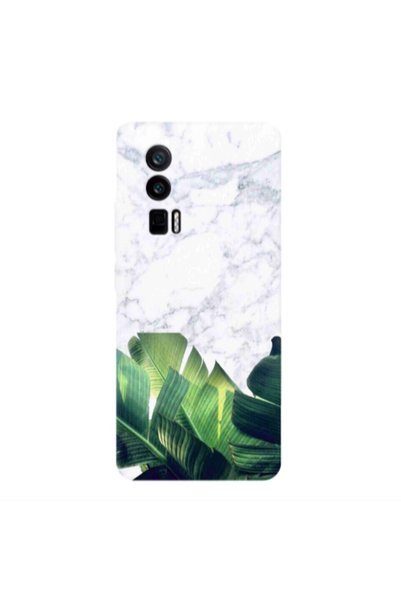 Other Xiaomi Poco F5 Pro Marble Laves Transparent Silicone TPU Θήκη