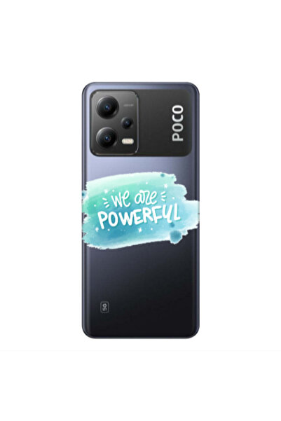 Other Xiaomi Poco X5 We are Powerful Transparent Silicone TPU Θήκη