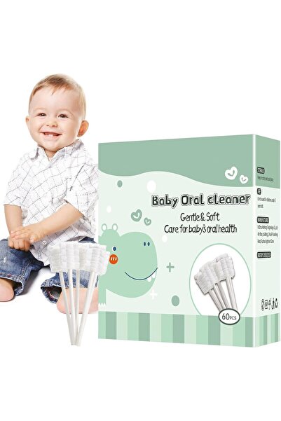 Arabest 119 Flexible Baby Tongue Cleaner,Paper Handle,Soft Oral Cleaner for N...