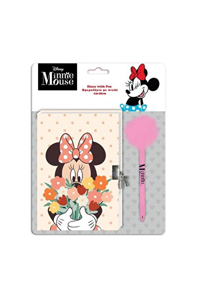 MINNIE agenda with key 60 sheets and pen