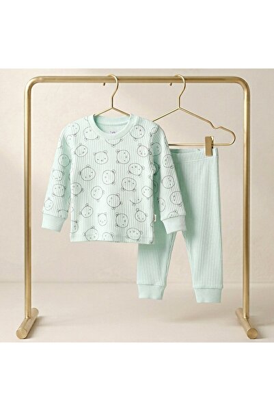 Sebi Bebe Ayıcık Kafa Pijama Takımı 9323