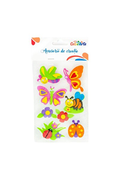 MC Micostore Forme decorative - hartie gumata - fluturi si buburuze, 28-70mm,
