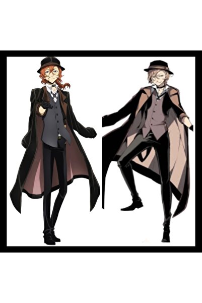 OWLBAG COMPANY OWL BAG غطاء وسادة مطبوع بنمط Chuuya Nakahara Bungou Stray Dog...