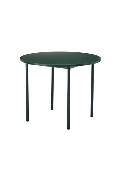 IKEA yuvarlak mutfak masası, yeşil, 4 kişilik, 96 cm