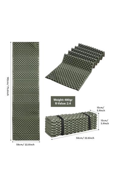 ALPINPRO Υπόστρωμα Thermalpro (Peanut) Alu Mat (XL) Χακί Alpin