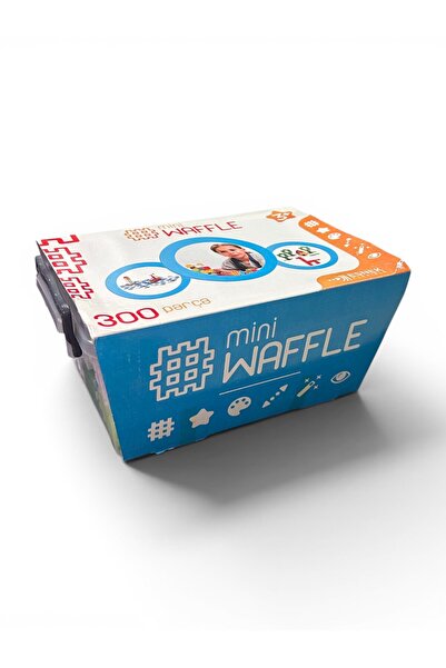 JRK Mini Waffle Yapı Blokları - 300 Parça Mega Blok Oyuncak Seti