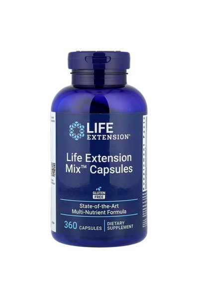 Life Extension Mix Capsules, high-Potency, Advanced Vitamin, Mineral, Fruit &...