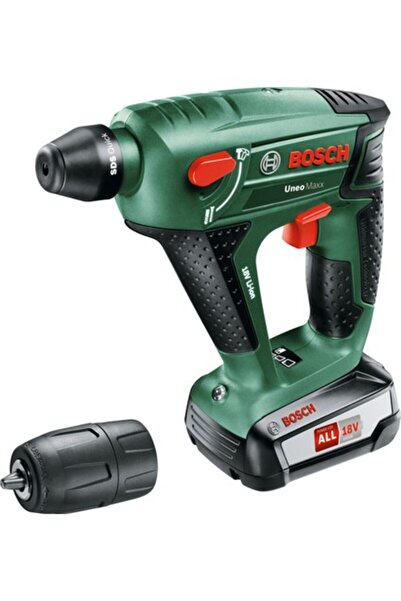 Bosch Uneo Maxx 18V 2,5Ah Darbeli Kırıcı-Delici Matkap Tek Akü ile Hafif ve T...