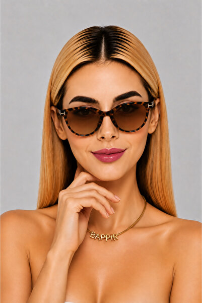 BAPPİR Cat Buckle Model New Season Light Frame Uv Protected Women's Sunglasse...