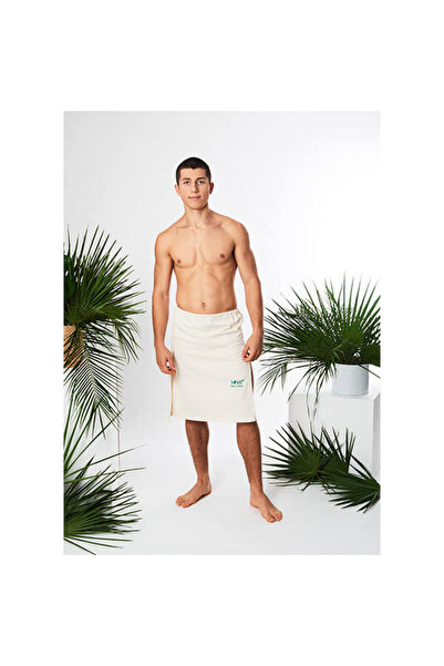YEYE Made In Nature Kilt de saună pentru bărbați cu bandă elastică 100% bumba...