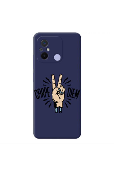 Other Xiaomi Redmi 12C Carpe Two Diem Dark blue Colored Silicone TPU Θήκη