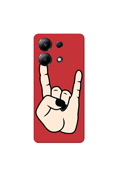 Other Xiaomi Redmi Note 13 4G Rock Red Colored Silicone TPU Θήκη