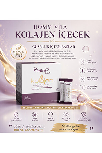hommvita Homm vita kolajen içecek