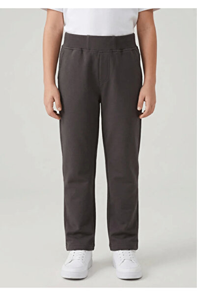 NACAR STORE Unisex Children's Ribbed Waist School Pants Look Like Sweatpants