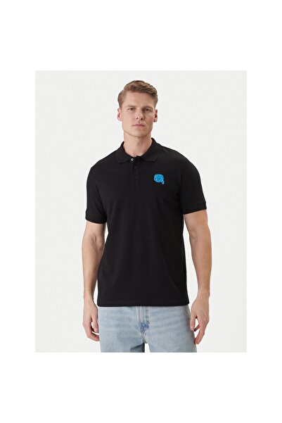 Karl Lagerfeld Polo bărbați 745015-562231 Negru