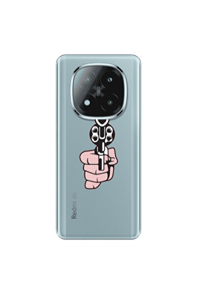 Other Xiaomi Redmi Note 14 Pro + 5g Heart gun Transparent Silicone TPU Θήκη