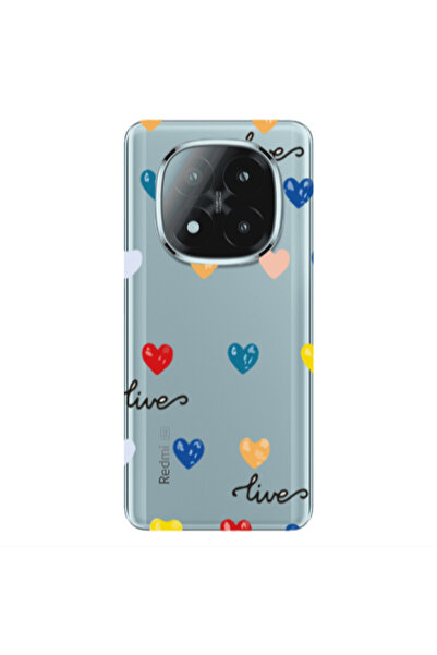 Other Xiaomi Redmi Note 14 Pro + 5g Heart Lives Transparent Silicone TPU Θήκη
