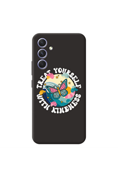 Other Samsung A35 Kindless Yourself Black Colored Silicone TPU Θήκη