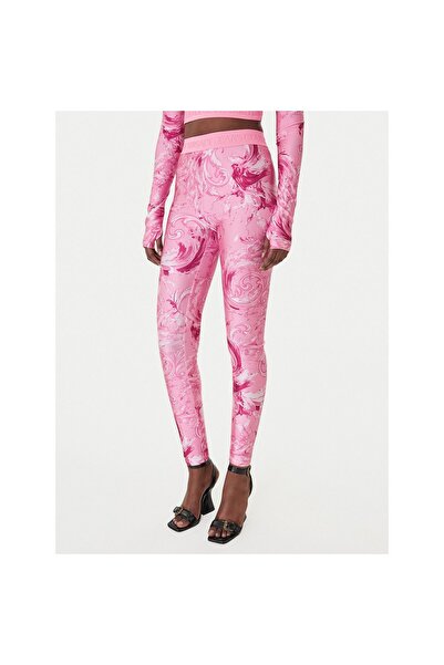 VERSACE JEANS COUTURE Colanți de damă 80HAC101 JS532 Roz