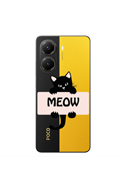 Other Xiaomi Poco X7 Pro Meow Transparent Silicone TPU Θήκη