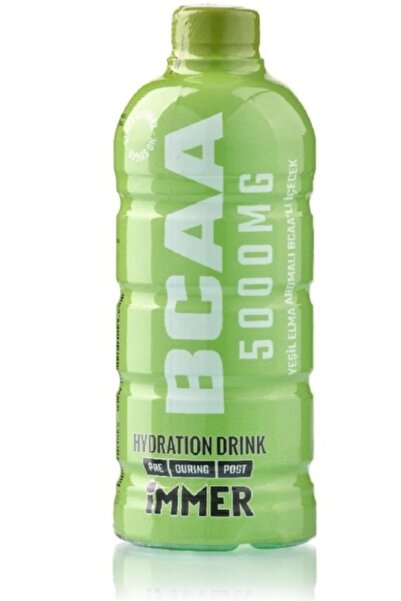 İMMER DRİNKS Yeşil Elma Aromalı BCAA'lı Aminoasit İçeren Oksijen İlaveli Sporcu İçeceği 500 Ml