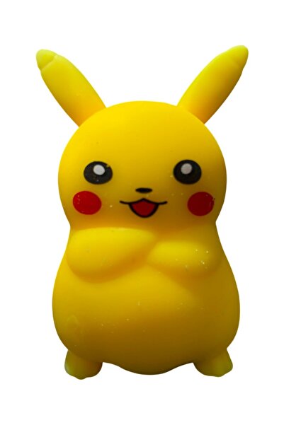 kruxon Duyusal Oyuncak Pikachu Görünümlü Sukuşi Oyuncak Jel Dolgulu Anti Stre...