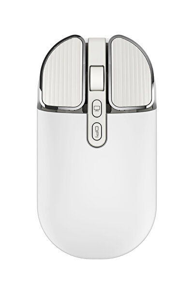 Anatoptan Kablosuz Sessiz Mouse - 1600 DPI, Hafif Tasarım, Çift Yönlü Bağlant...