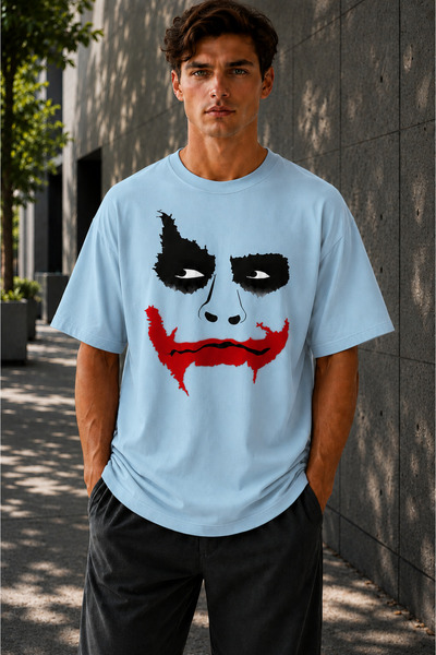 VODEXA Μπλουζάκι Unisex Oversize με στάμπα RED LIPS, 100% βαμβακερό, άνετη εφ...