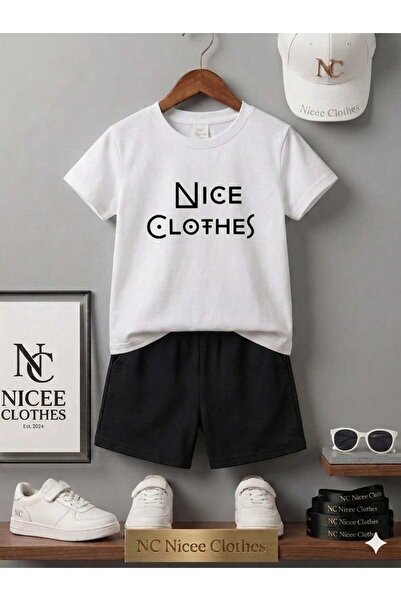 NC Nicee Clothes ΚΑΛΟΚΑΙΡΙΝΟ ΠΑΙΔΙΚΟ ΣΕΤ ΜΠΛΟΥΖΑΚΙ-ΣΟΡΤΣ ΟΥΝΙΣΕΞ (ΜΕ ΣΧΕΔΙΑ Κ...