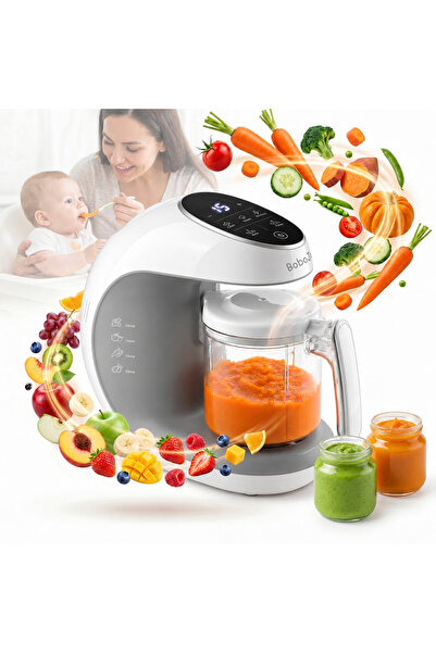 BOBOJOY Robot Multifunctional 5 in 1 BoboJoy® pentru Prepararea Hranei Bebelu...