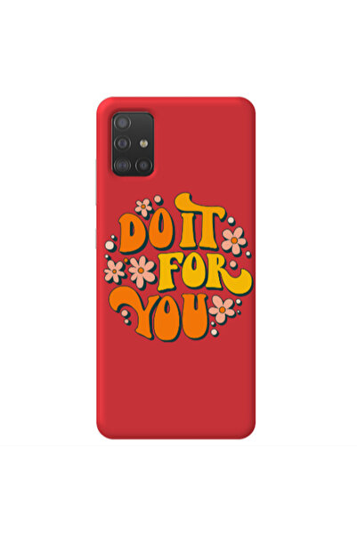 Other Samsung M31S Do it For You Red Colored Silicone TPU Θήκη