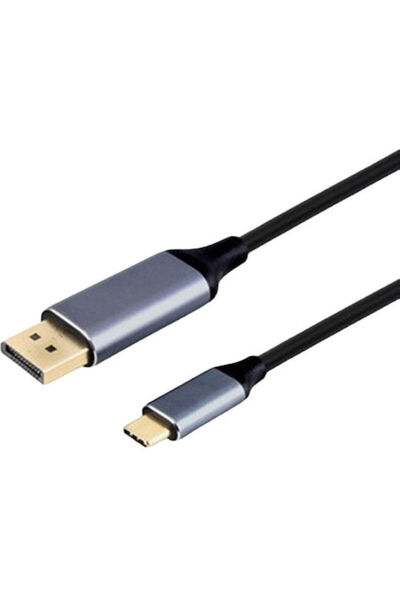 Andowl Qhd614 Καλώδιο βίντεο USB Type-C Αρσενικό - DisplayPort Μαύρο 2μ