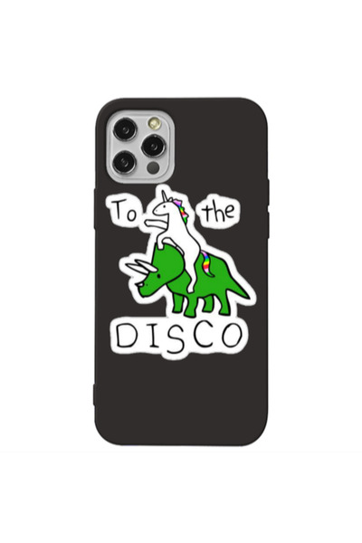 Other Apple iPhone 12 Pro To the disco Black Colored Silicone TPU Θήκη