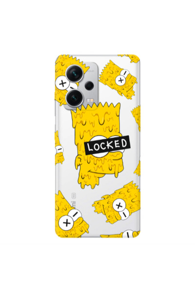 Other Xiaomi Redmi Note 12 5G Bart Simpson Transparent Silicone TPU Θήκη