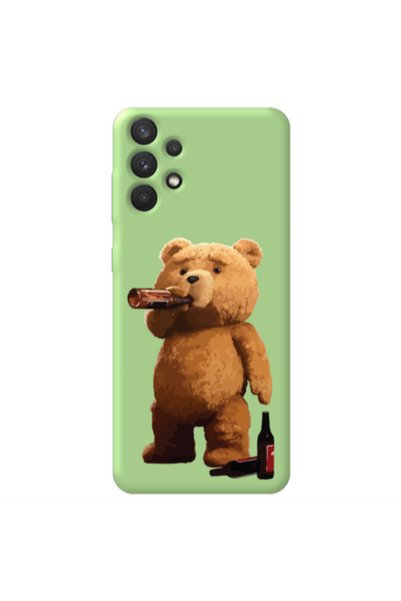 Other Samsung A32 4G Beer Time Light Green Colored Silicone TPU Θήκη