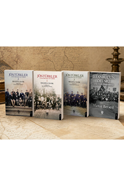 Dorlion Yayınları Jön Türkler ve Yeni Osmanlılar Tarihi 4 Kitap Seti