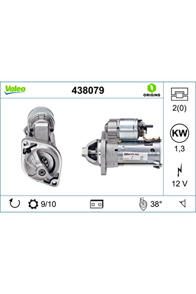 VALEO Electromotor VAL438079