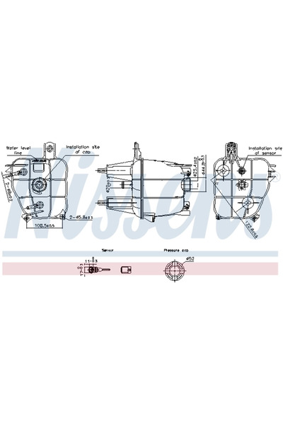 Nissens Vas de Expansiune Racire CITROËN JUMPER 2 FIAT DUCATO PEUGEOT BOXER