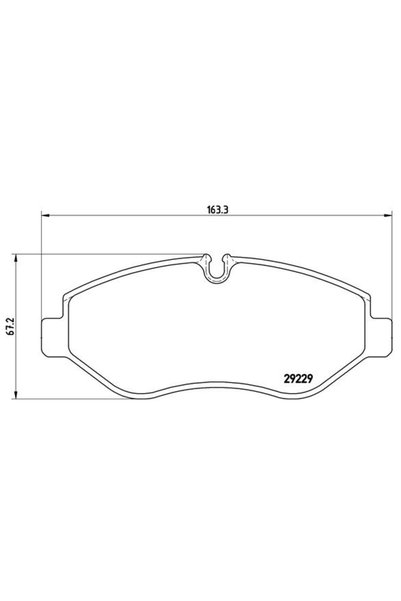 Brembo Placute Frana Fata Iveco Daily Iii Daily Iv Daily V Daily Vi 2.3d-elec...