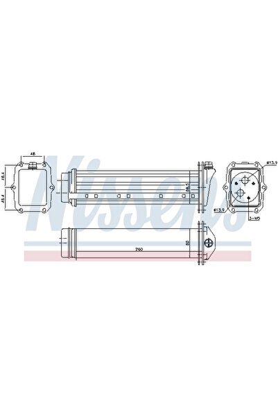 Nissens Intercooler Turbo AUDI A4 B8/A5/A6 C6/A6 C7/A7/A8 D4/Q5/Q7 PORSCHE CA...
