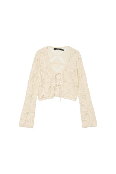 Vero Moda Cardigan de damă 10337188 Bej