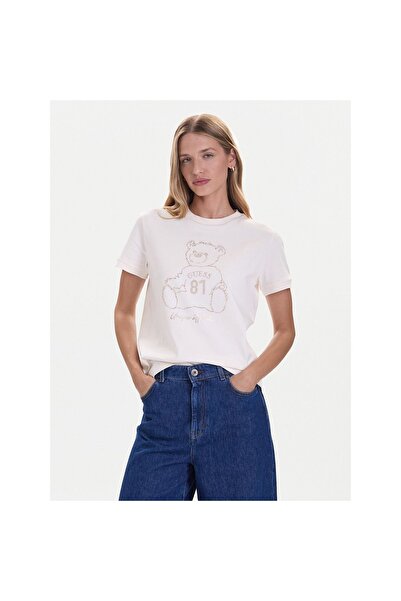 Guess Tricou de damă V5BI16K8FQ4 Alb
