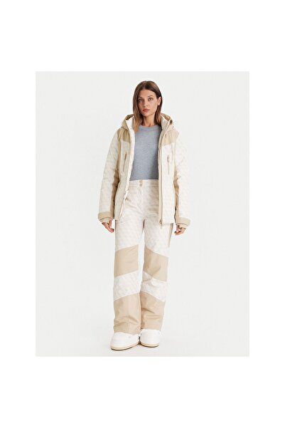Guess Pantaloni de schi pentru femei W5BB70W3272 Bej