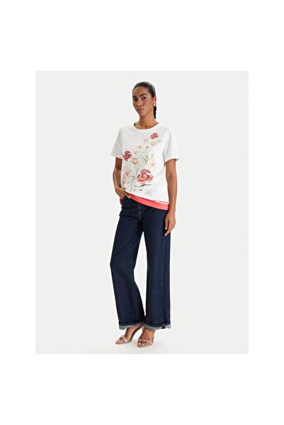 Luisa Spagnoli Tricou de damă 543280 BELLE Alb