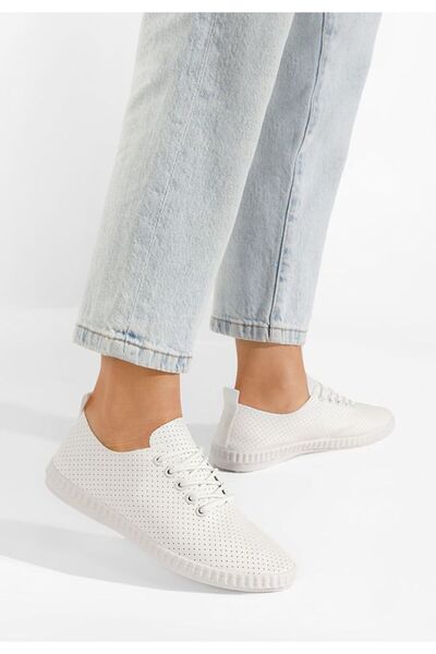 B T Shoes Дамски ежедневни обувки Skede, бели