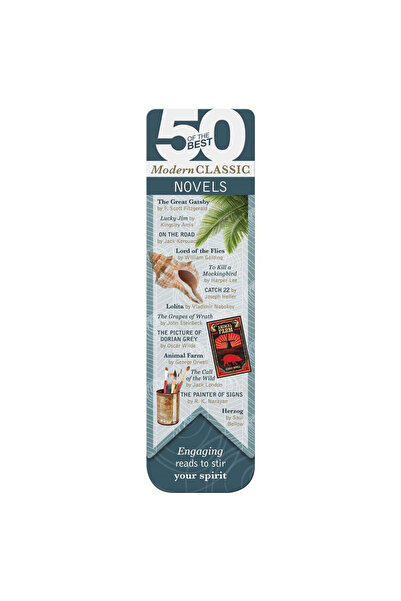 İF Semn de carte 50 Best Modern Classic, magnetic, pliabil, Multicolor, 184x5...