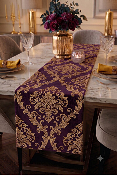 EFSANE PET Premium Table Runner with Digital Printing, Abstract Patterned Dec...