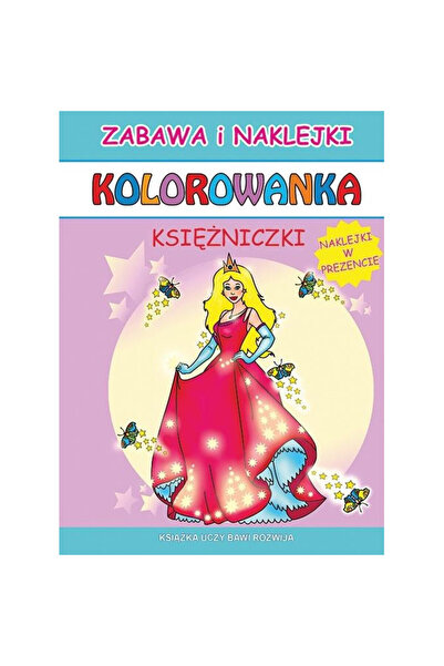 OEM Kolorowanka Ksiezniczki z naklejkami, Olga Perlinska, LITERAT, Carte de c...