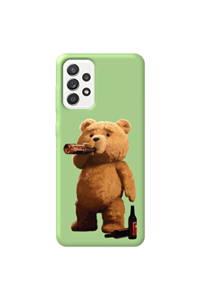 Other Samsung A72 Beer Time Light Green Colored Silicone TPU Θήκη